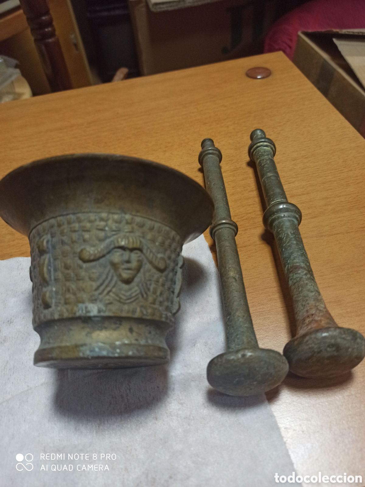 Antig&uuml;edades: Muy antiguo almirez XVIII - Foto 4
