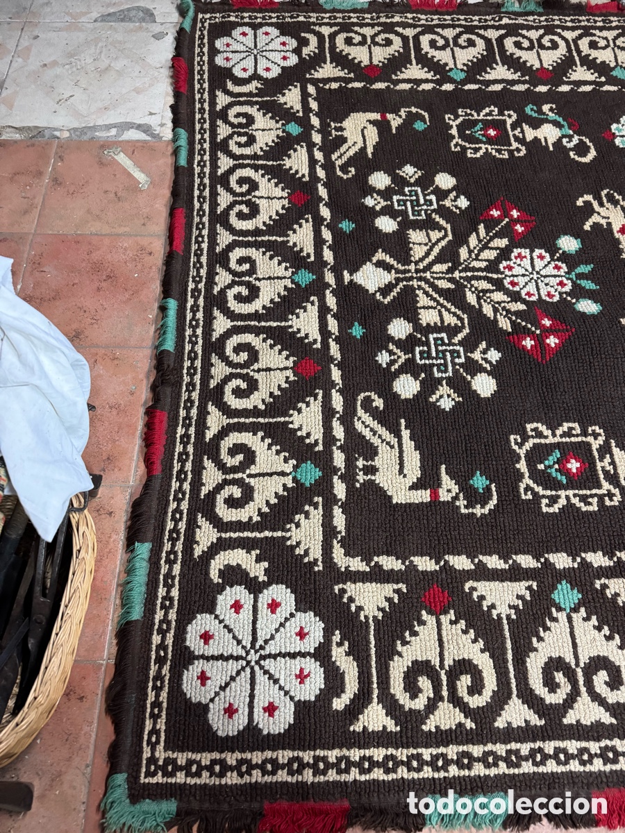 Antig&uuml;edades: Gran alfombra de nudos - Foto 6
