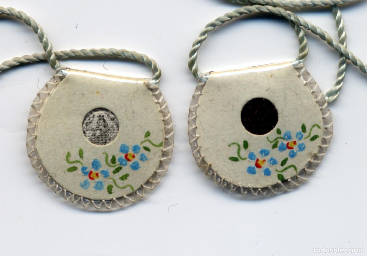 Antig&uuml;edades: Antiguo escapulario con reliquia. - Foto 1