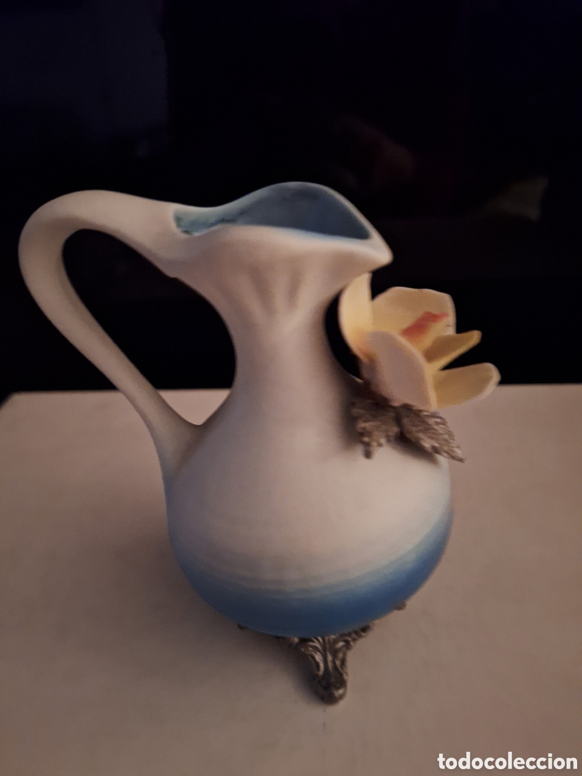 Antig&uuml;edades: Jarrita porcelana Capodimonte - Foto 2
