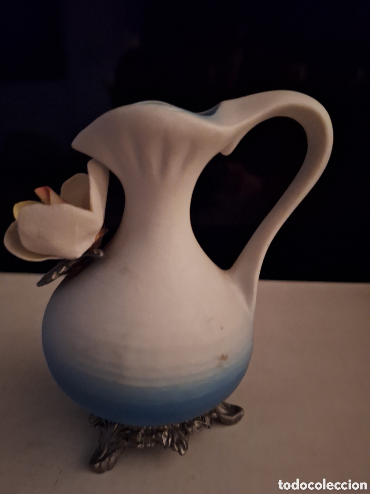 Antig&uuml;edades: Jarrita porcelana Capodimonte - Foto 4
