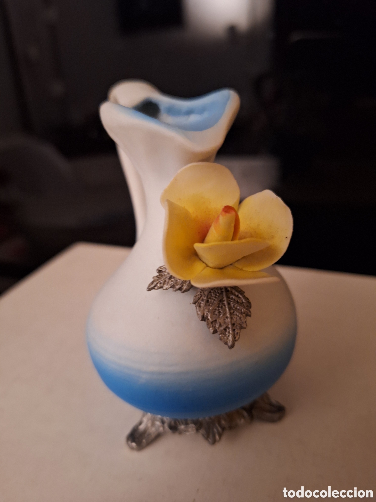 Antig&uuml;edades: Jarrita porcelana Capodimonte - Foto 1