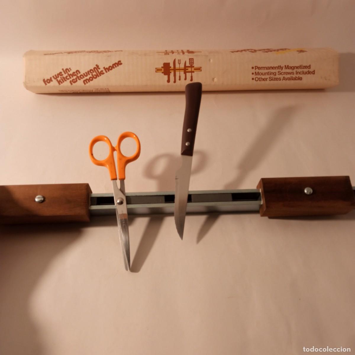 Antig&uuml;edades: Soporte de Iman para cuchillos - Foto 1