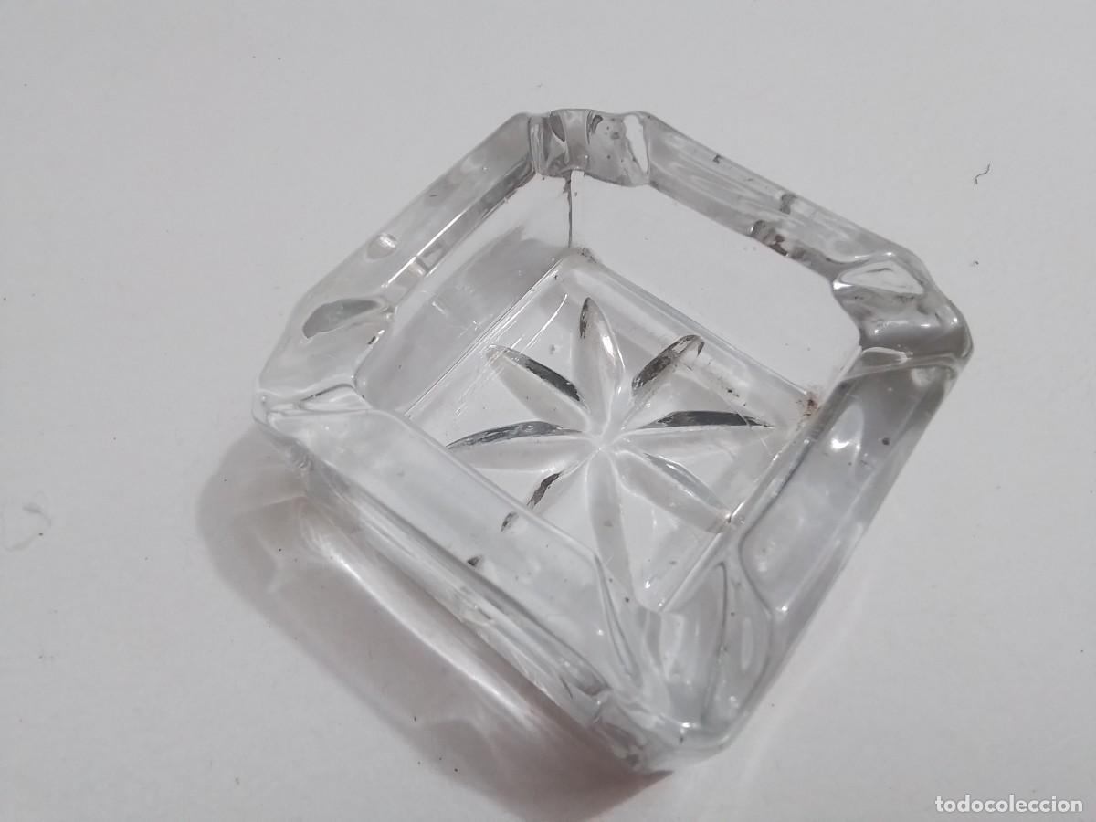 Antig&uuml;edades: ANTIGUO CENICERO DE CRISTAL - Foto 1