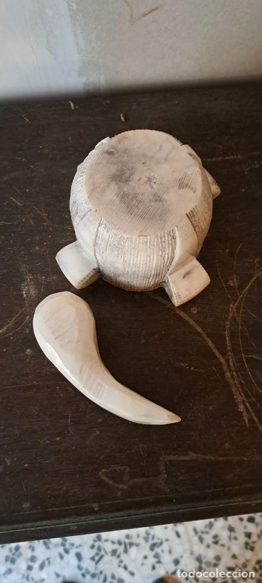 Antig&uuml;edades: Mortero m&aacute;rmol antiguo siglo XX