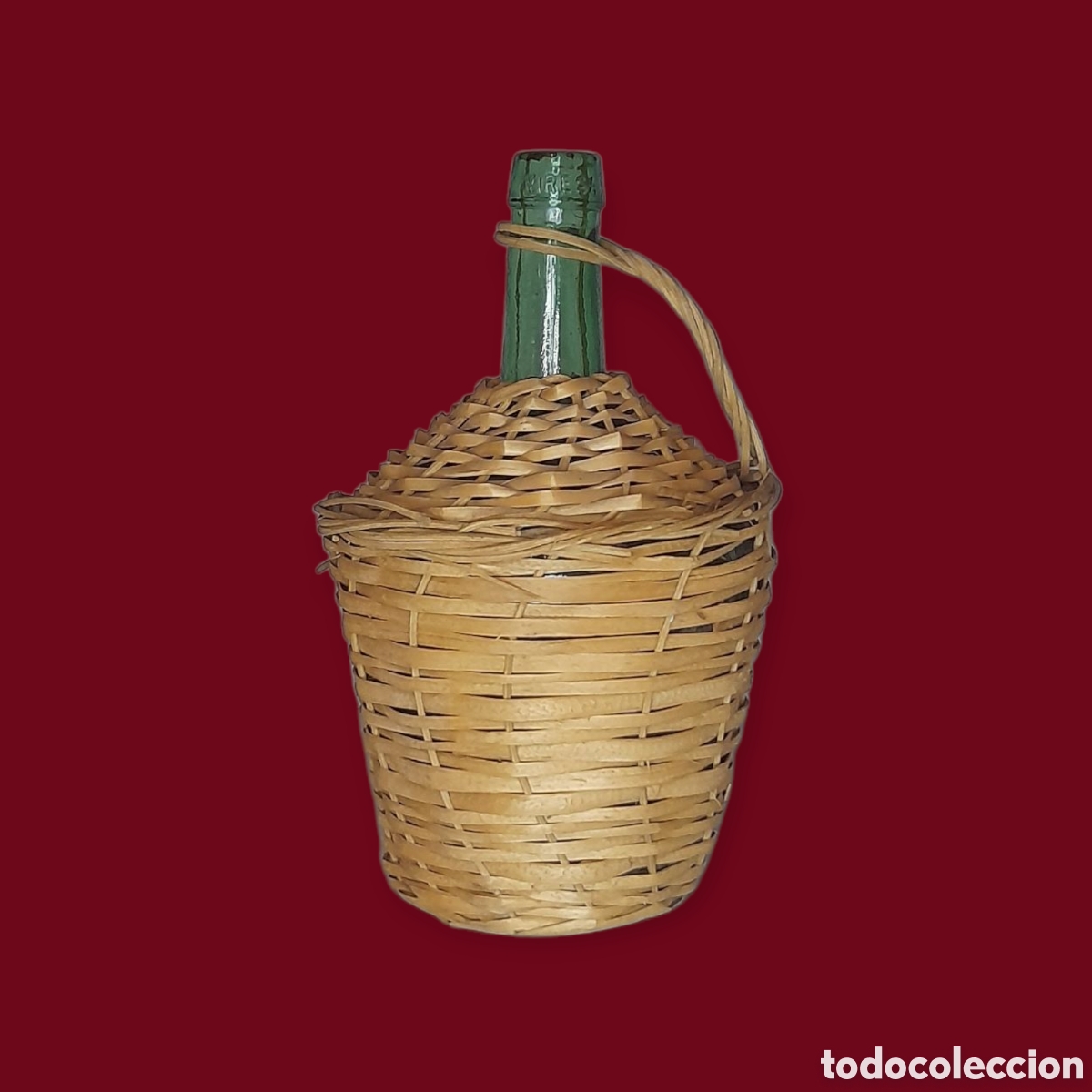 Antig&uuml;edades: Peque&ntilde;a damajuana de la casa Viresa. - Foto 2