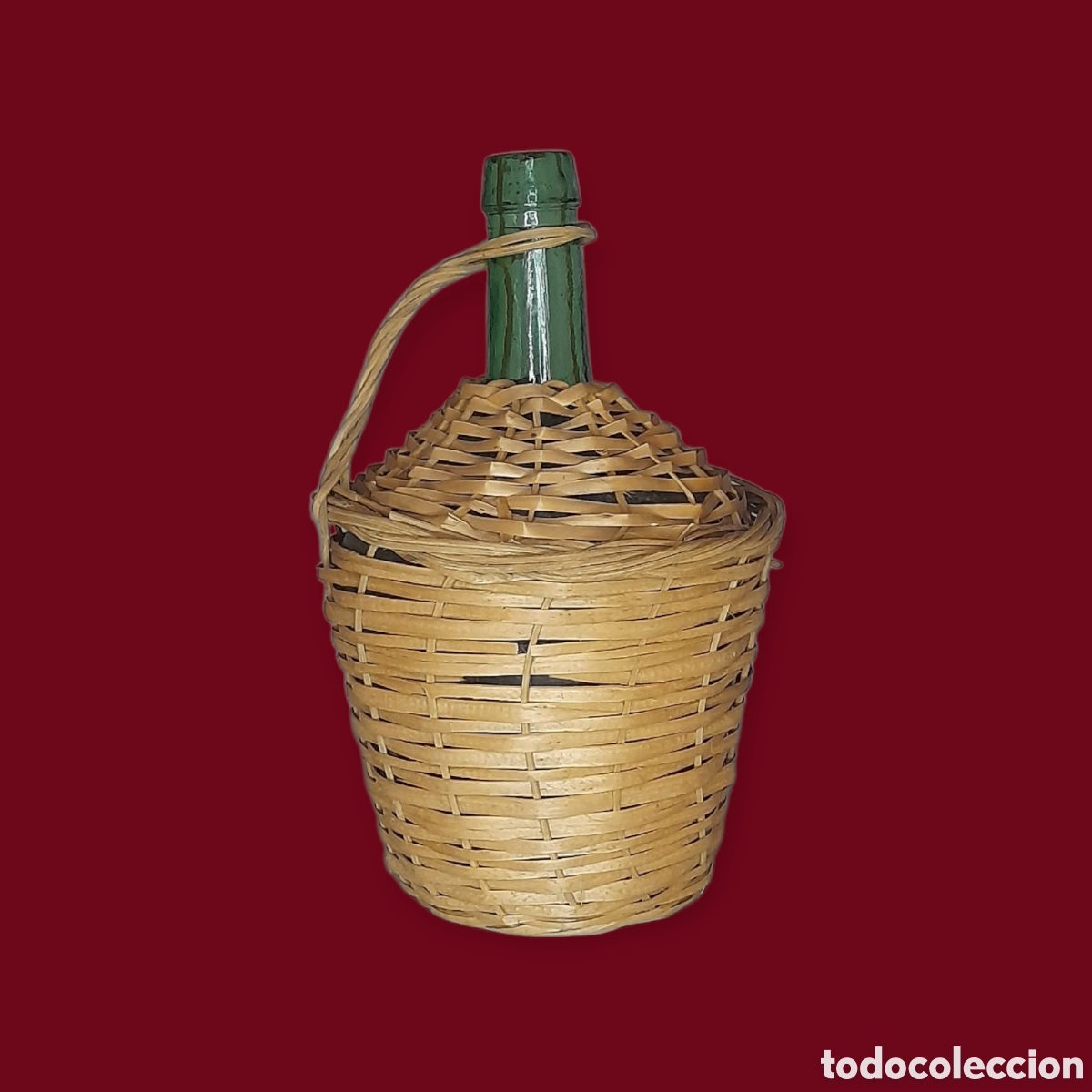 Antig&uuml;edades: Peque&ntilde;a damajuana de la casa Viresa. - Foto 1