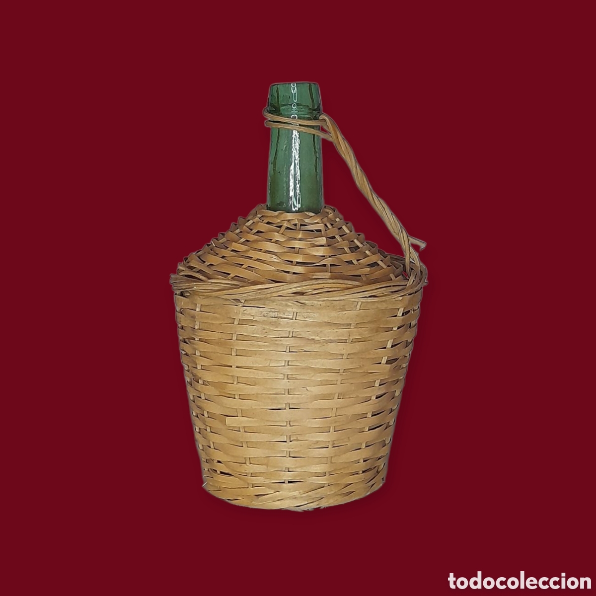 Antig&uuml;edades: Peque&ntilde;a damajuana de la casa Viresa. - Foto 2