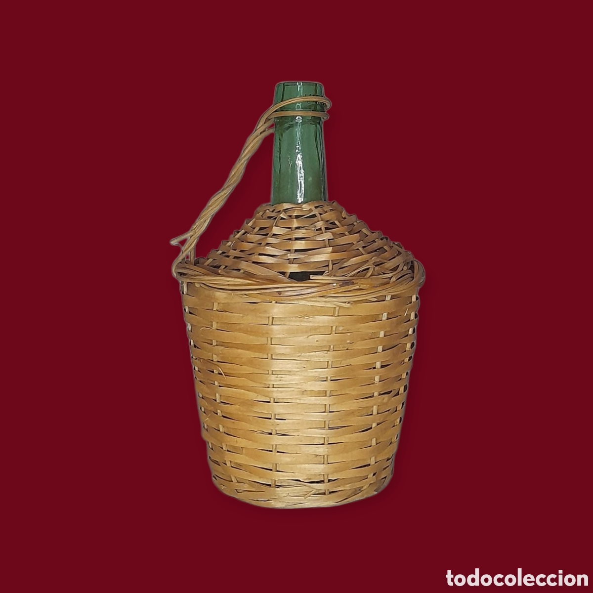 Antig&uuml;edades: Peque&ntilde;a damajuana de la casa Viresa. - Foto 1