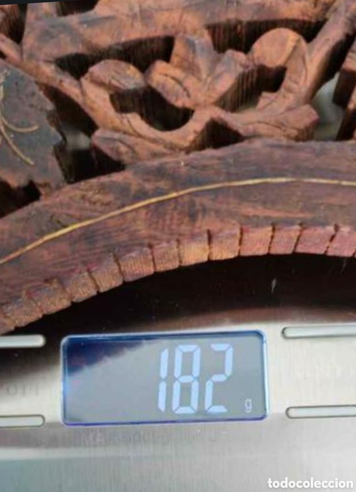 Antig&uuml;edades: Salvamanteles madera - Foto 6