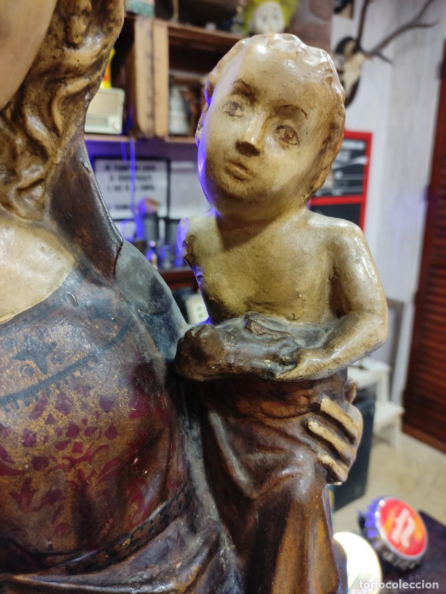 Antig&uuml;edades: Figura gran tama&ntilde;o virgen de la cueva - Foto 6