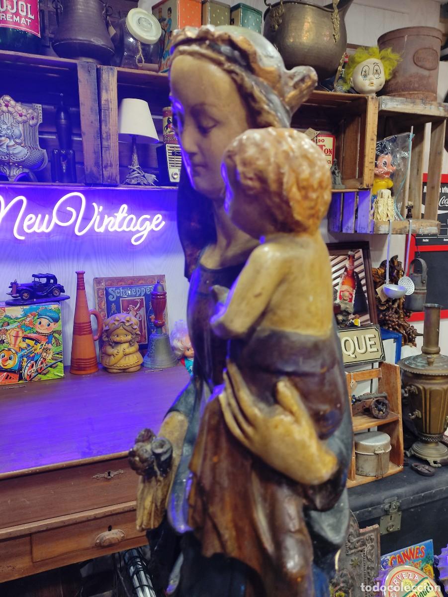 Antig&uuml;edades: Figura gran tama&ntilde;o virgen de la cueva - Foto 7