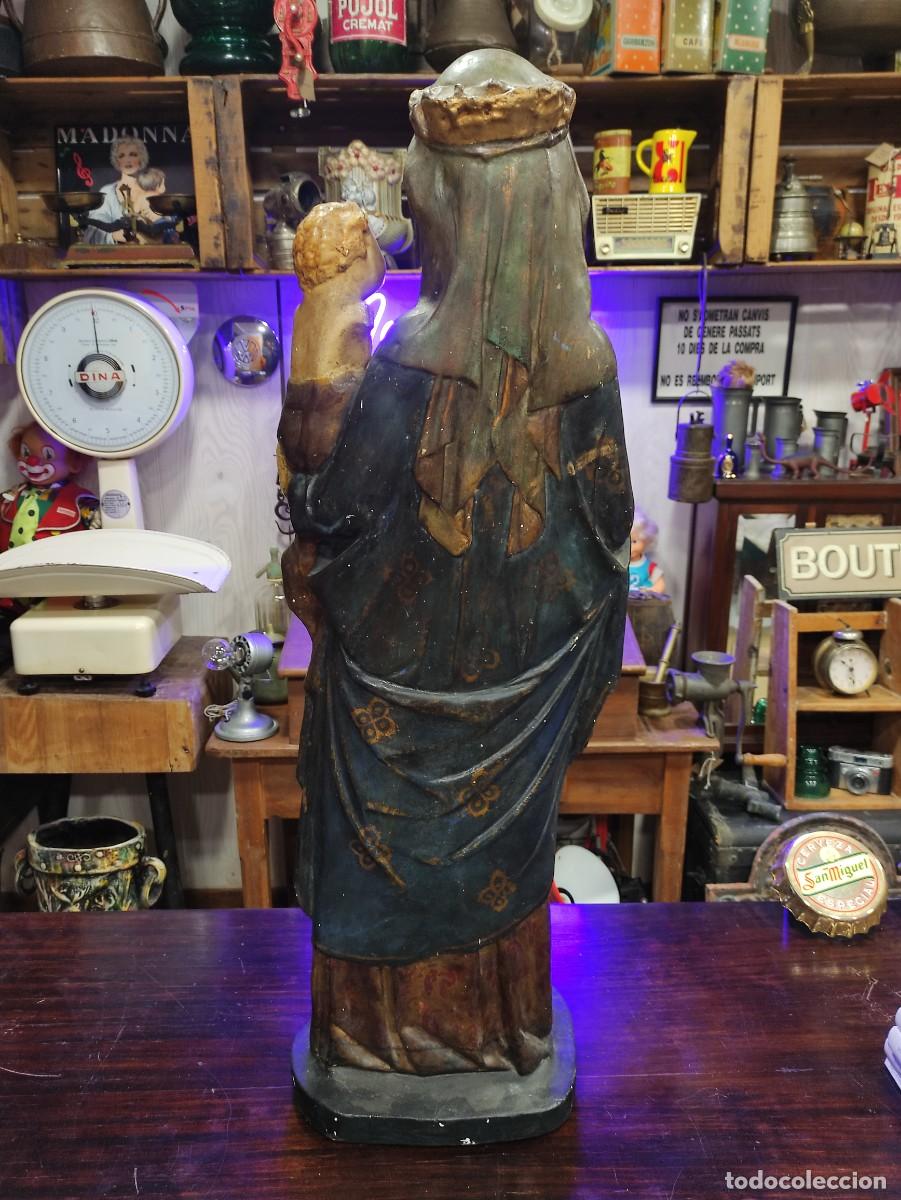Antig&uuml;edades: Figura gran tama&ntilde;o virgen de la cueva - Foto 9