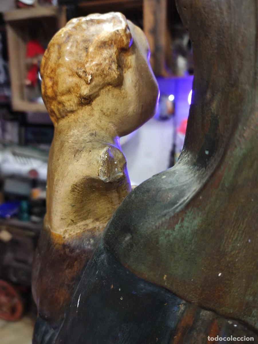 Antig&uuml;edades: Figura gran tama&ntilde;o virgen de la cueva - Foto 11