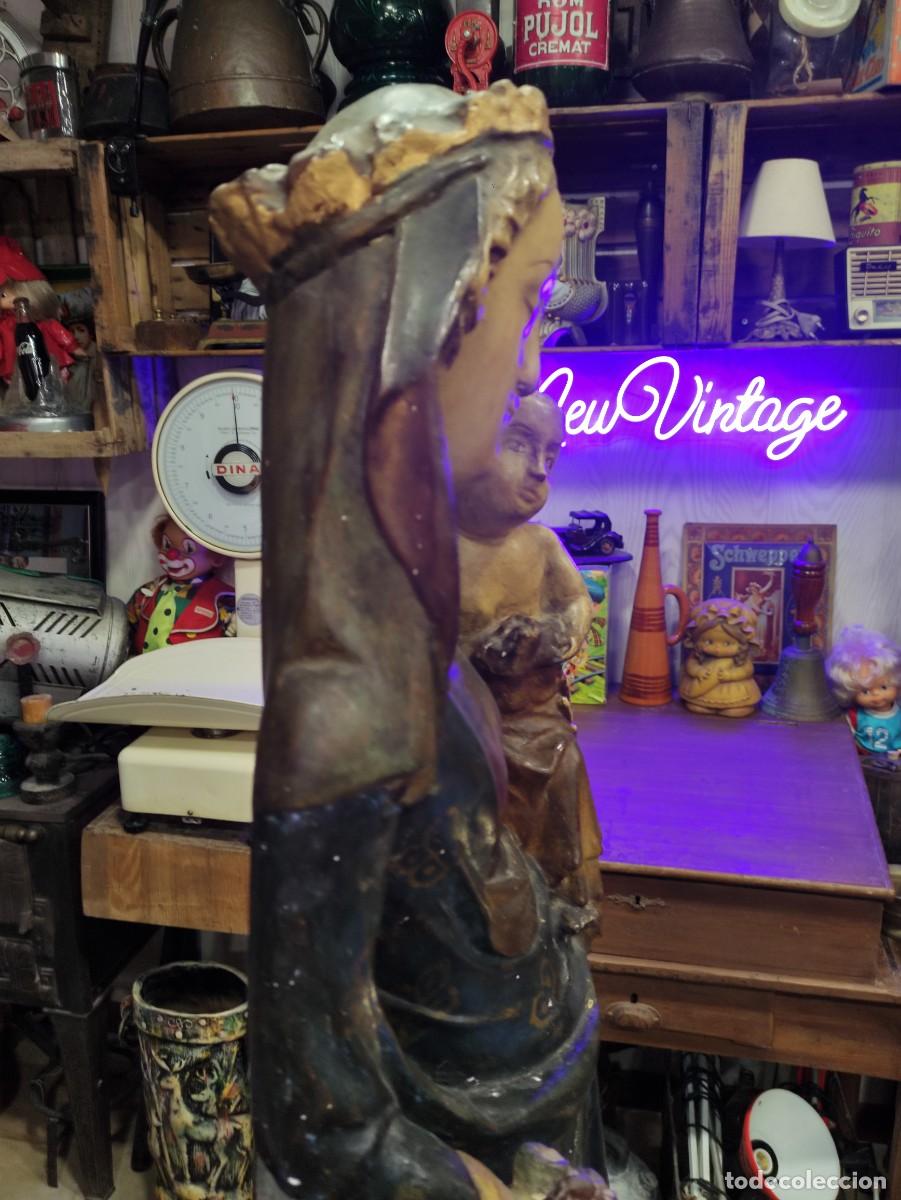 Antig&uuml;edades: Figura gran tama&ntilde;o virgen de la cueva - Foto 13