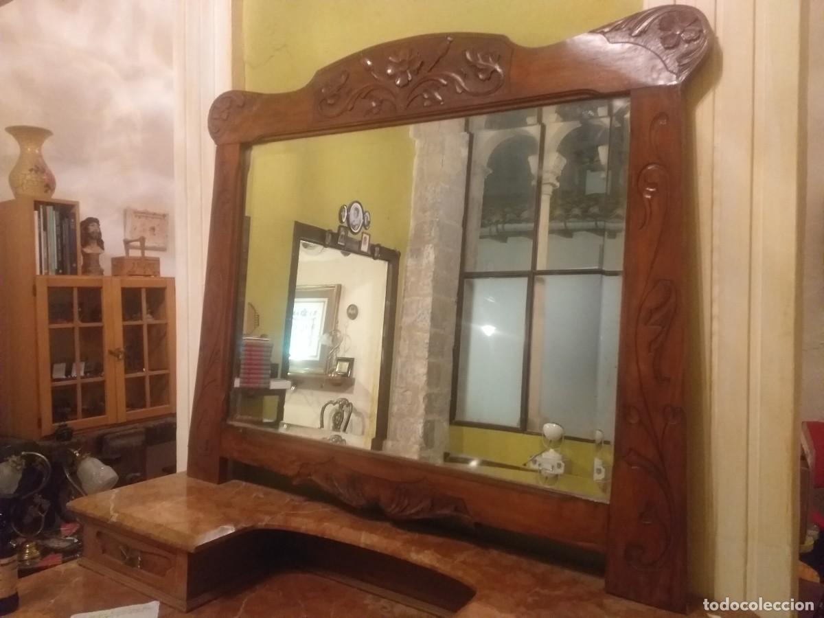 Antig&uuml;edades: Gran espejo modernista. - Foto 1