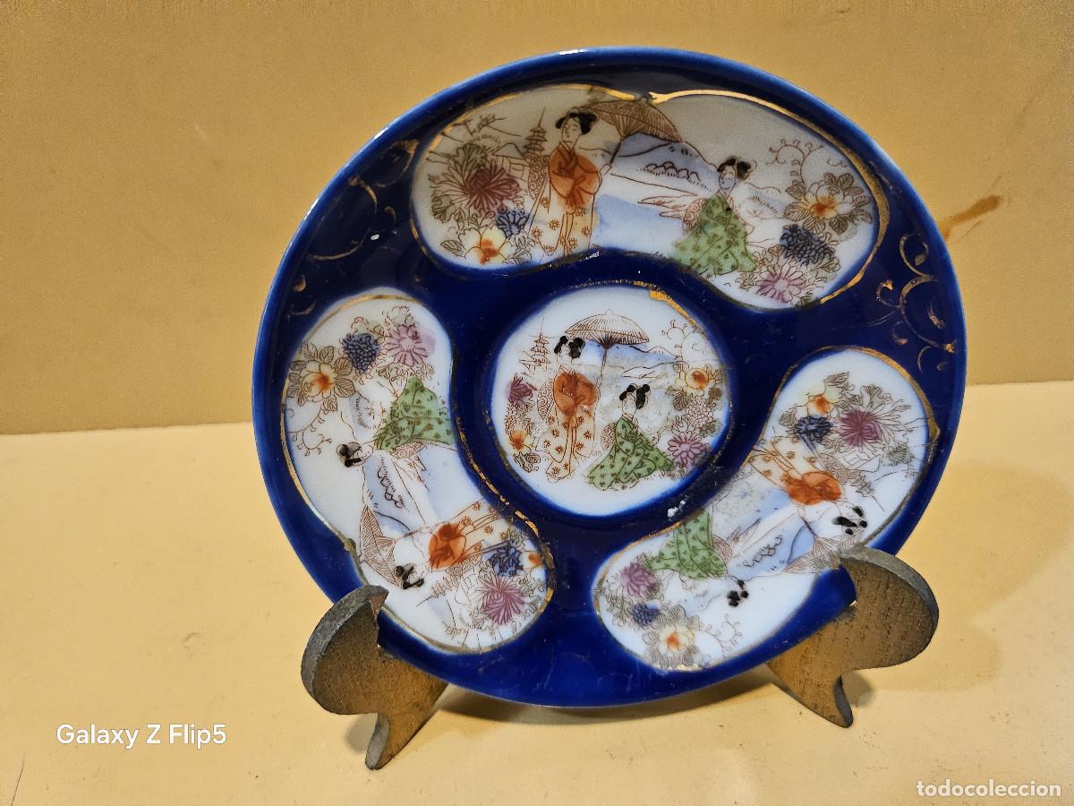 Antig&uuml;edades: plato de porcelana oriental - Foto 1