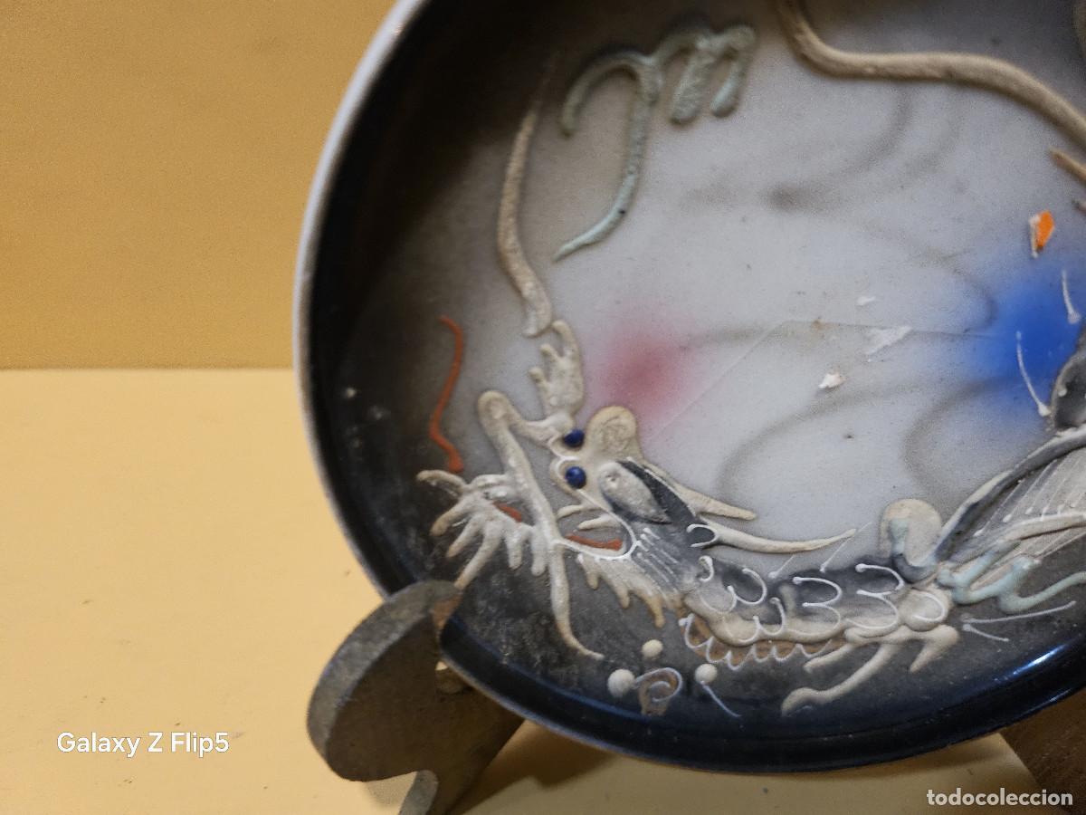 Antig&uuml;edades: plato de porcelana oriental - Foto 2