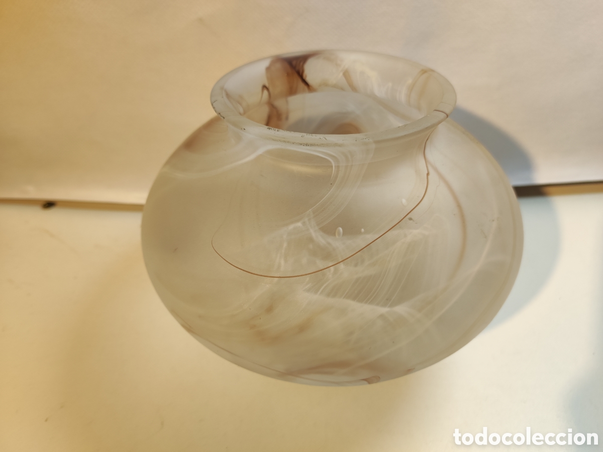 Antig&uuml;edades: Cuenco de cristal tipo Frances - Foto 3