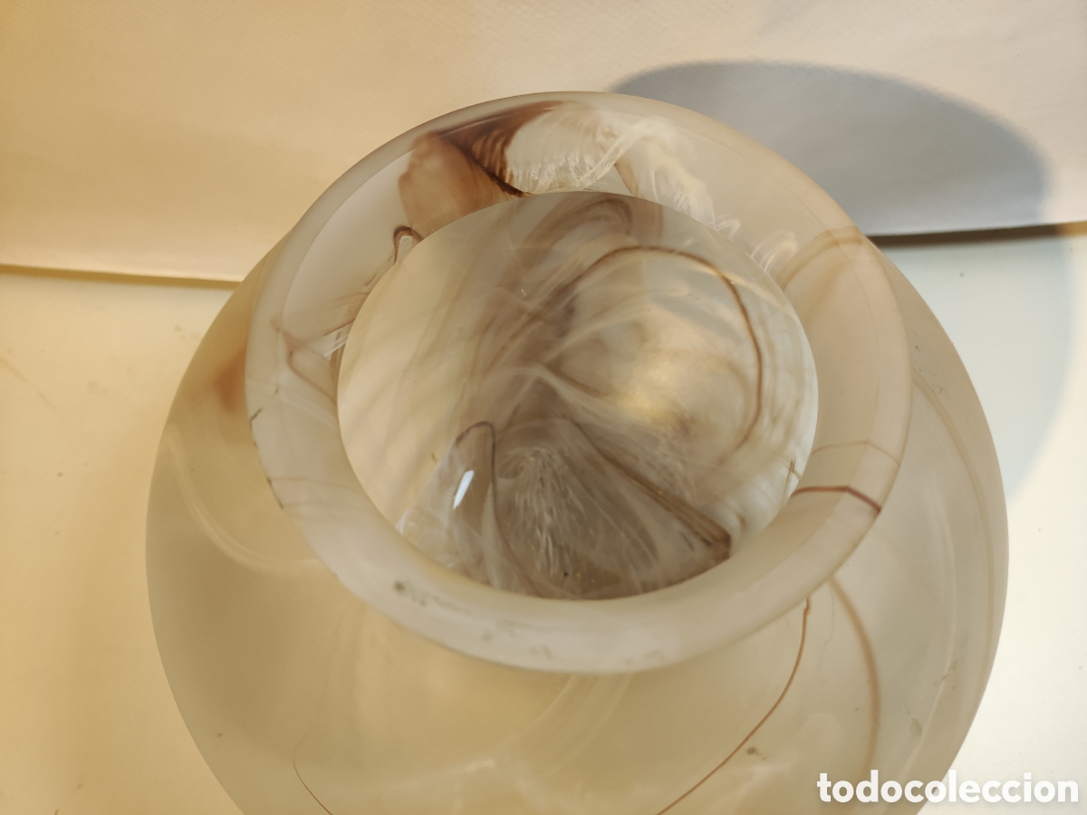Antig&uuml;edades: Cuenco de cristal tipo Frances - Foto 4