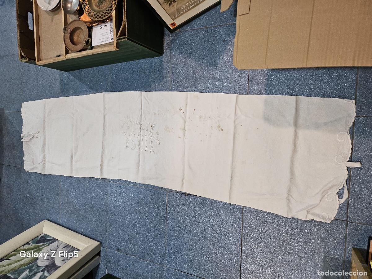 Antig&uuml;edades: funda de almohada en hilo - Foto 1