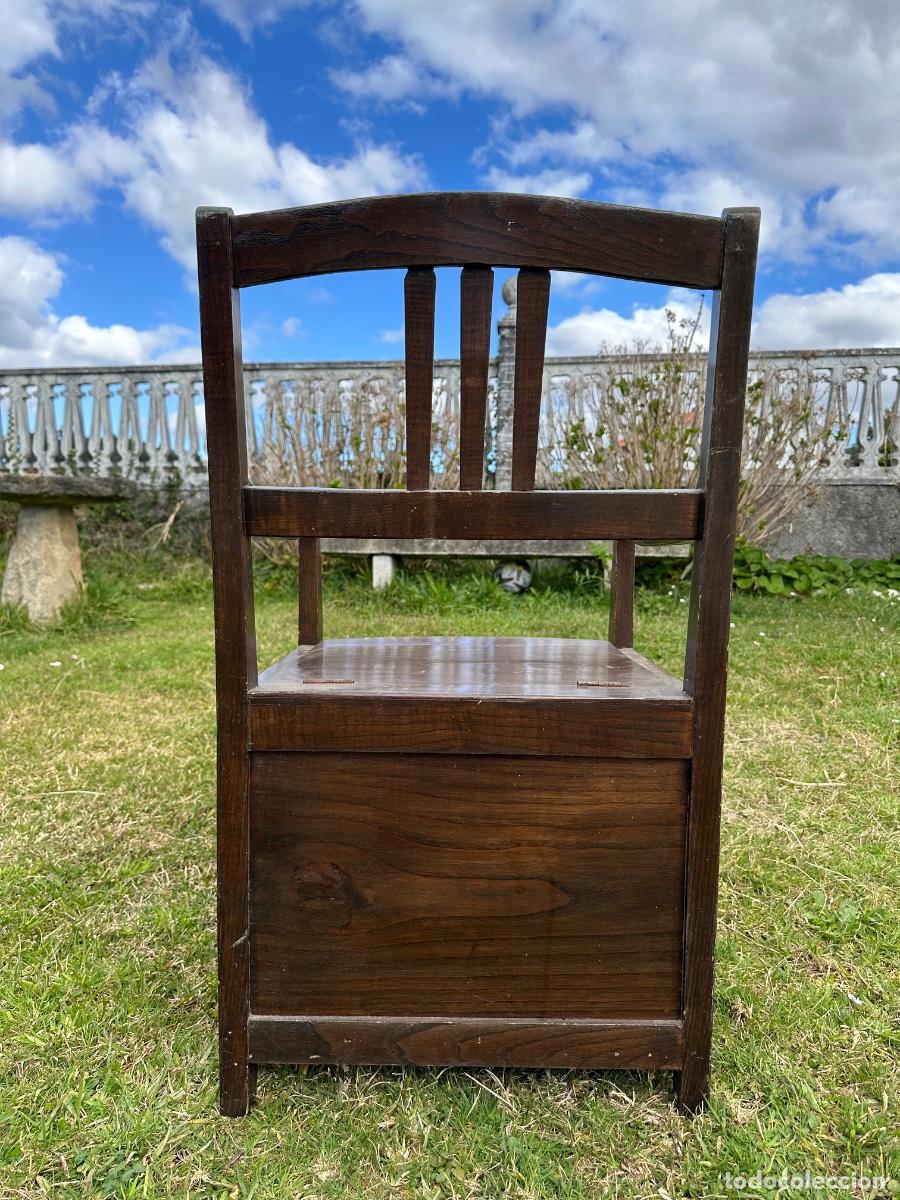 Antig&uuml;edades: Don Pedro. Sill&oacute;n inodoro antiguo - Foto 5