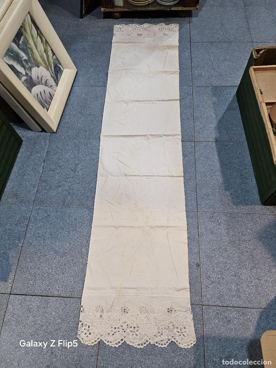 Antig&uuml;edades: funda de almohada en hilo - Foto 1