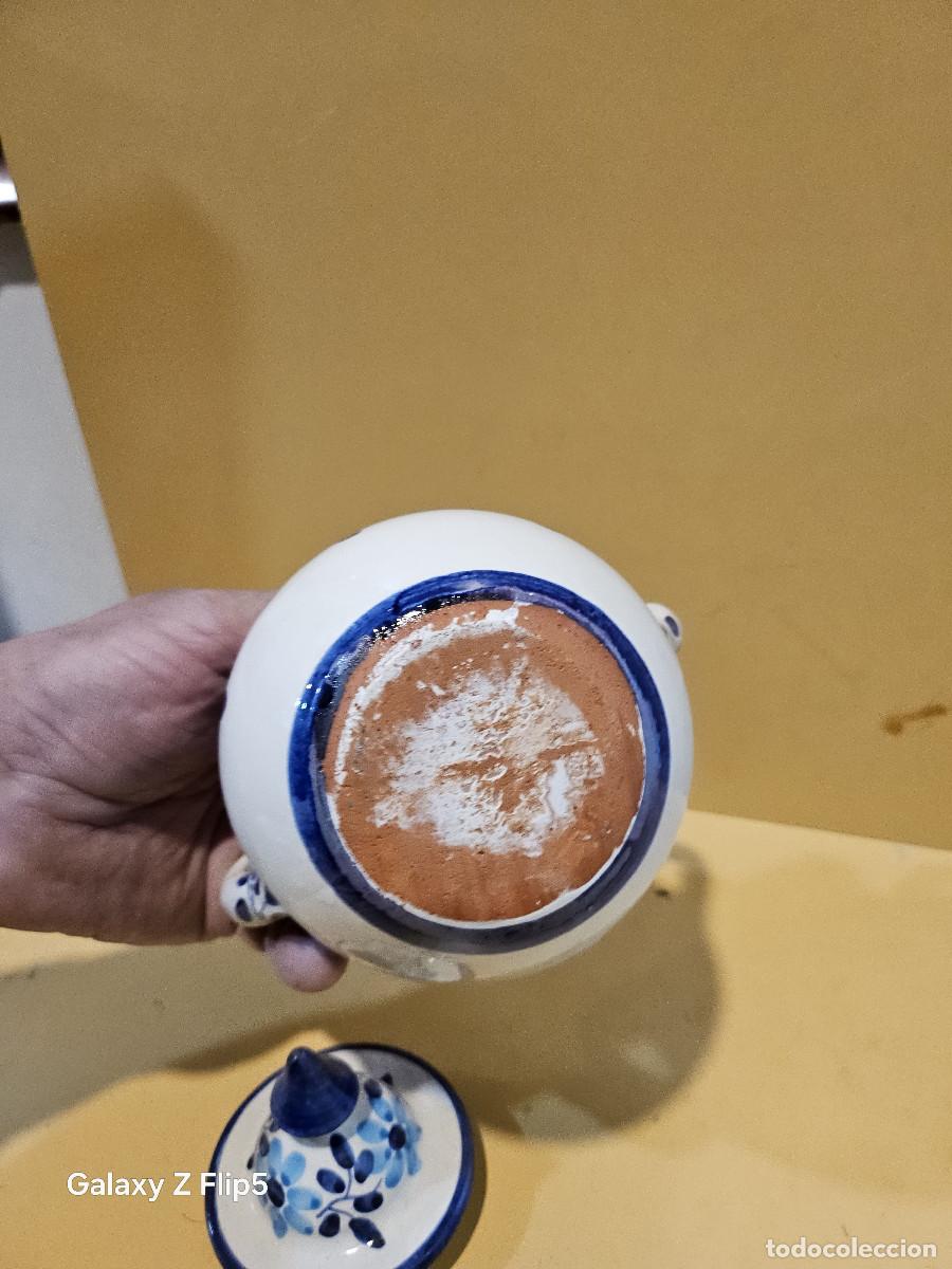 Antig&uuml;edades: azucarero de ceramica antiguo - Foto 3