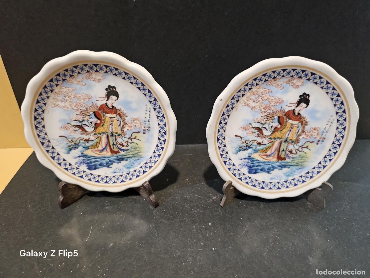 Antig&uuml;edades: parejas de platos orientales - Foto 1