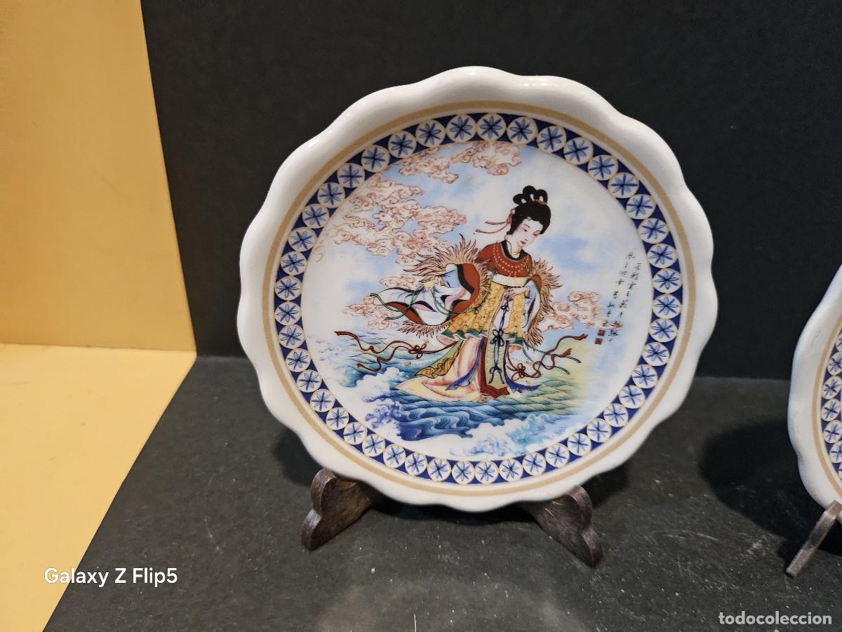 Antig&uuml;edades: parejas de platos orientales - Foto 2
