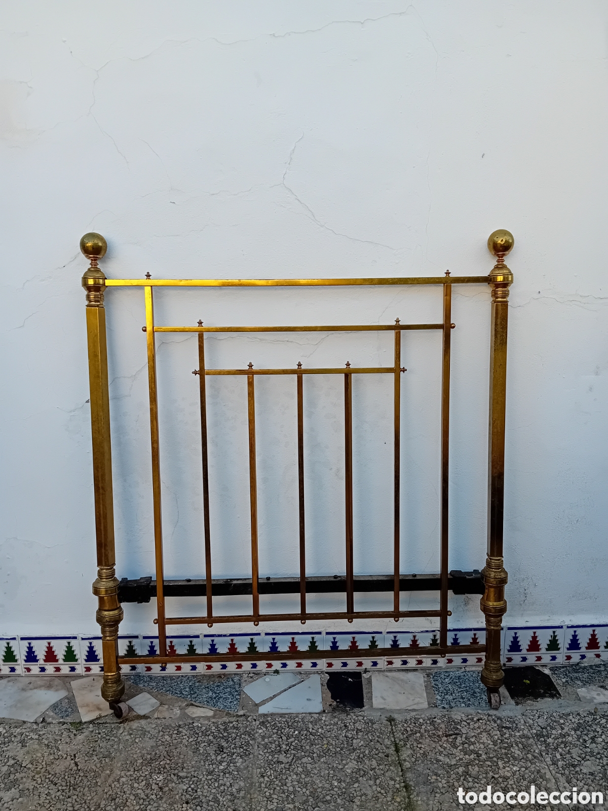 Antig&uuml;edades: Cama modernista rectangular cabecero y pie - Foto 3