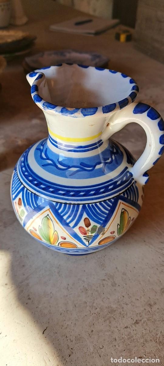 Antig&uuml;edades: Jarra cer&aacute;mica Talavera - Foto 1