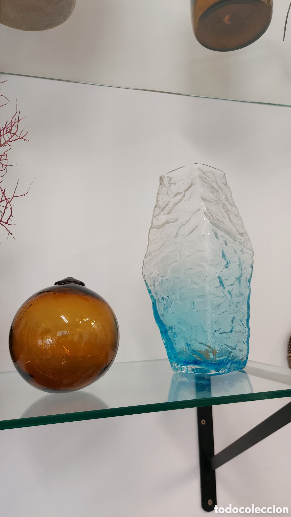 Antig&uuml;edades: Jarr&oacute;n cristal pavonado - Foto 2