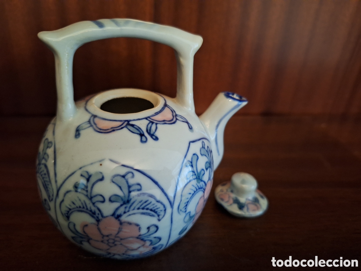 Antig&uuml;edades: Pequen̈a tetera china de colecci&oacute;n - Foto 2