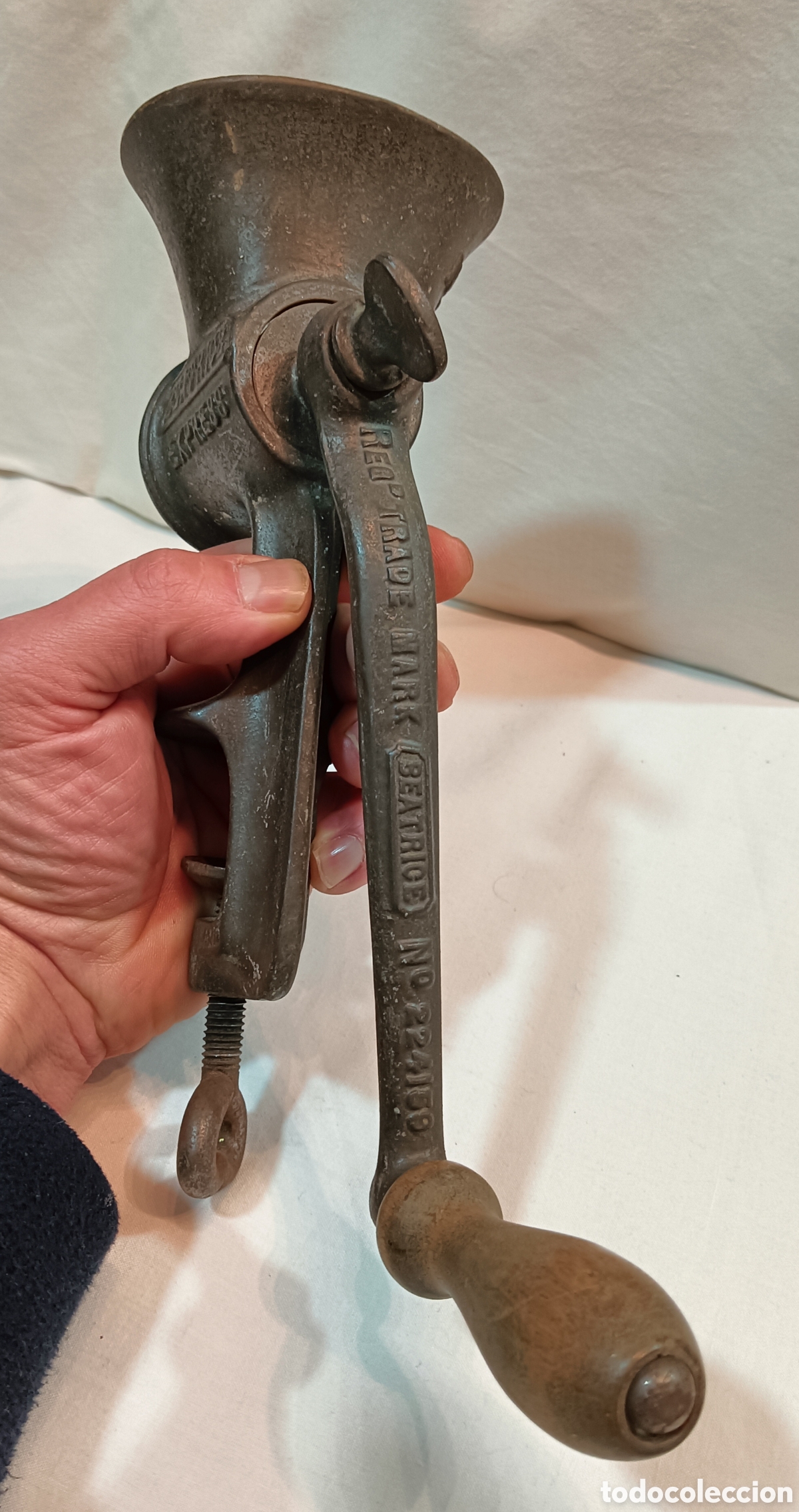Antig&uuml;edades: HERRAMIENTA PICADORA DE CARNE - Foto 2