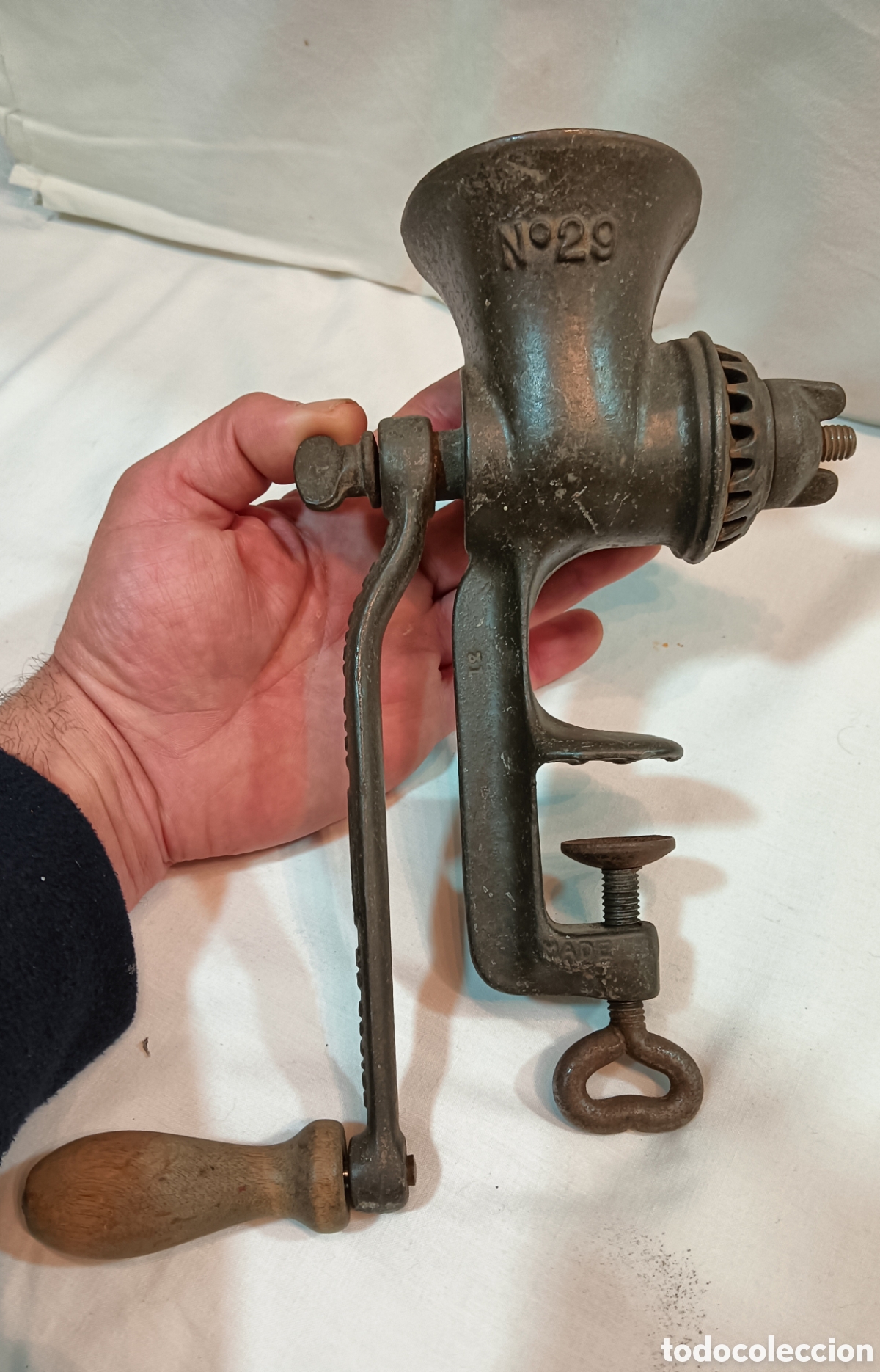 Antig&uuml;edades: HERRAMIENTA PICADORA DE CARNE - Foto 3