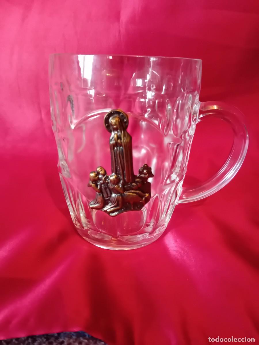 Antig&uuml;edades: Jarra de cerveza con Nuestra Se&ntilde;ora de F&aacute;tima - Foto 1