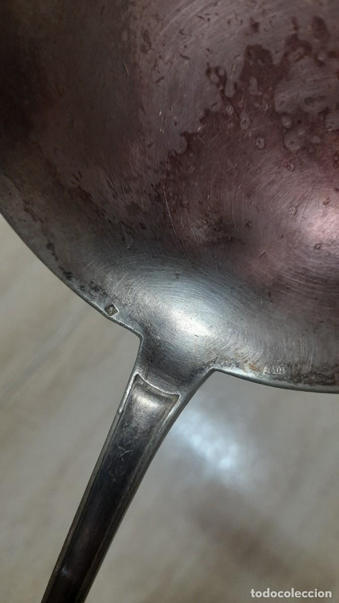 Antig&uuml;edades: CUCHAR&Oacute;N ANTIGUO PUNZONADO - Foto 5