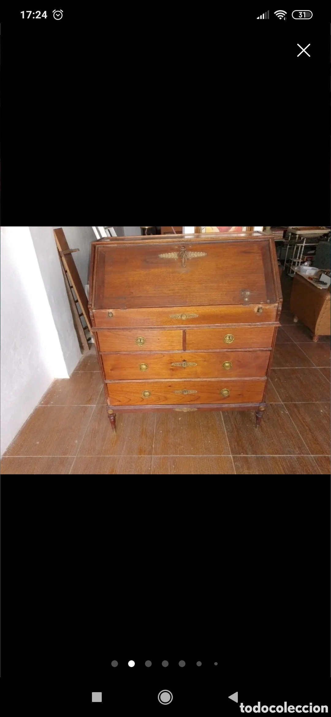 Antig&uuml;edades: Escritorio principios del XIX - Foto 2