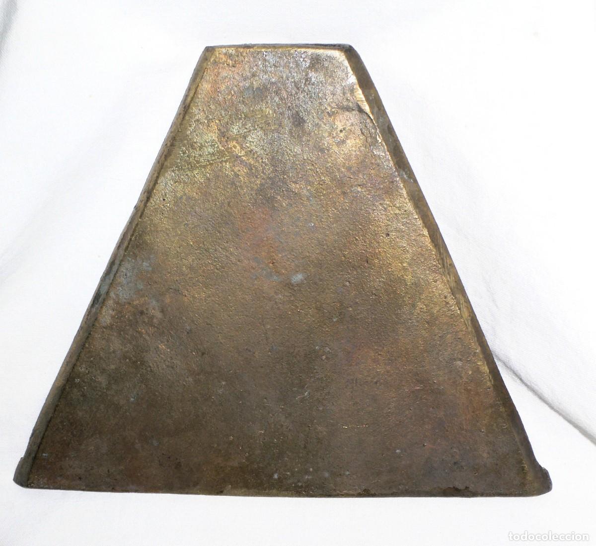 Antig&uuml;edades: PLACA DEVOCIONAL EN BRONCE - Foto 6