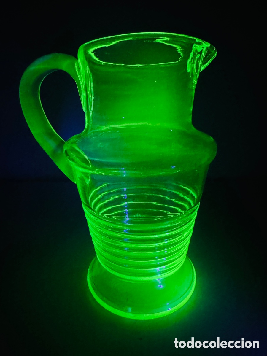 Antig&uuml;edades: Uranium Glass Cristal Uranio - Foto 3