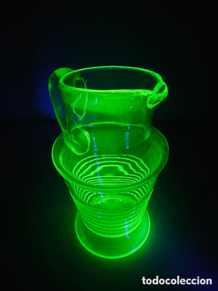 Antig&uuml;edades: Uranium Glass Cristal Uranio - Foto 4
