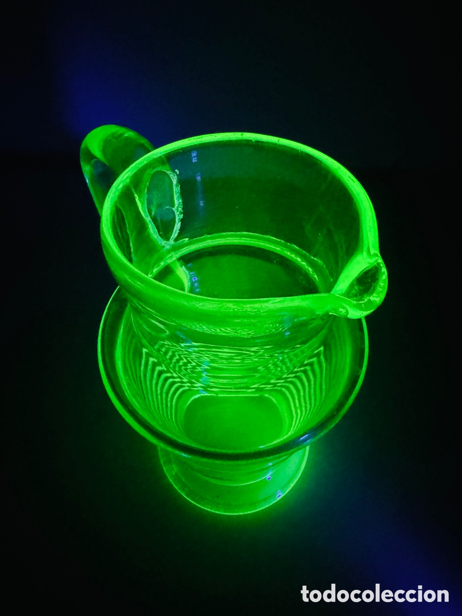 Antig&uuml;edades: Uranium Glass Cristal Uranio - Foto 5