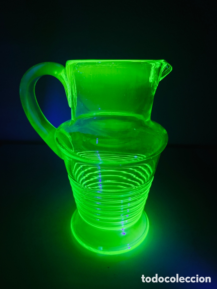 Antig&uuml;edades: Uranium Glass Cristal Uranio - Foto 1