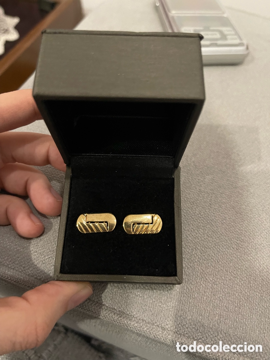 Antig&uuml;edades: Elegantes gemelos oro 18kt - Foto 1