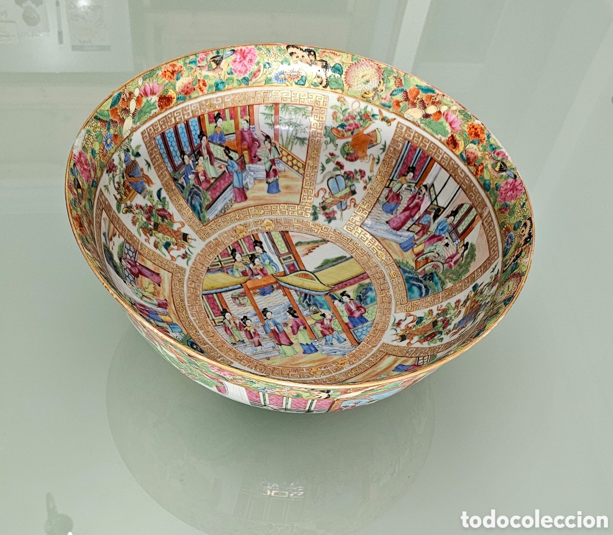 Antig&uuml;edades: Cuenco chino excepcional siglo XIX - Foto 2