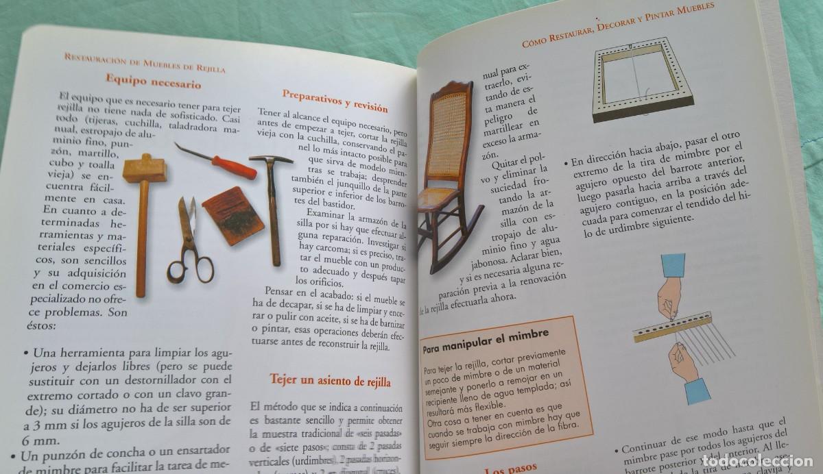 Antig&uuml;edades: Como restaurar ,decorar y pintar muebles ,libro , manual. - Foto 5