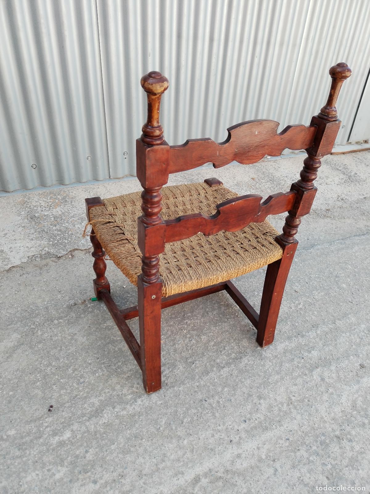 Antig&uuml;edades: antigua silla de enea - Foto 2