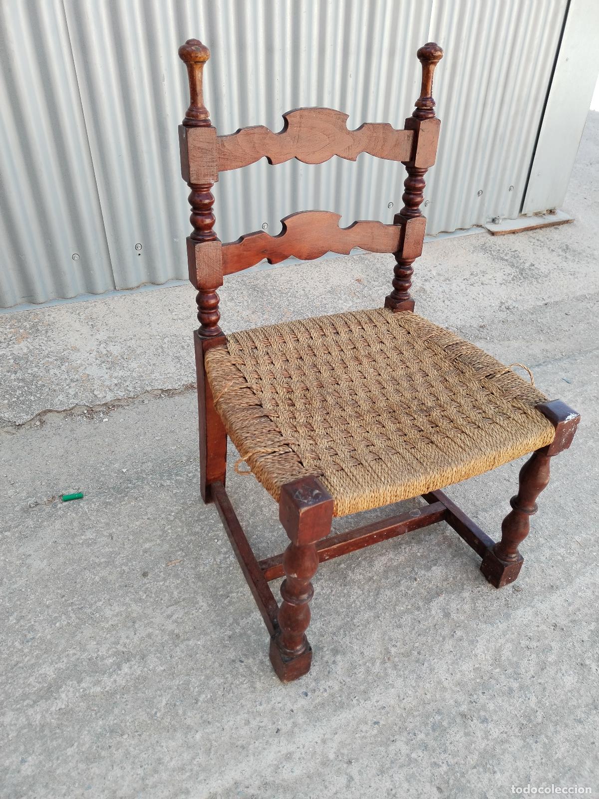 Antig&uuml;edades: antigua silla de enea - Foto 3