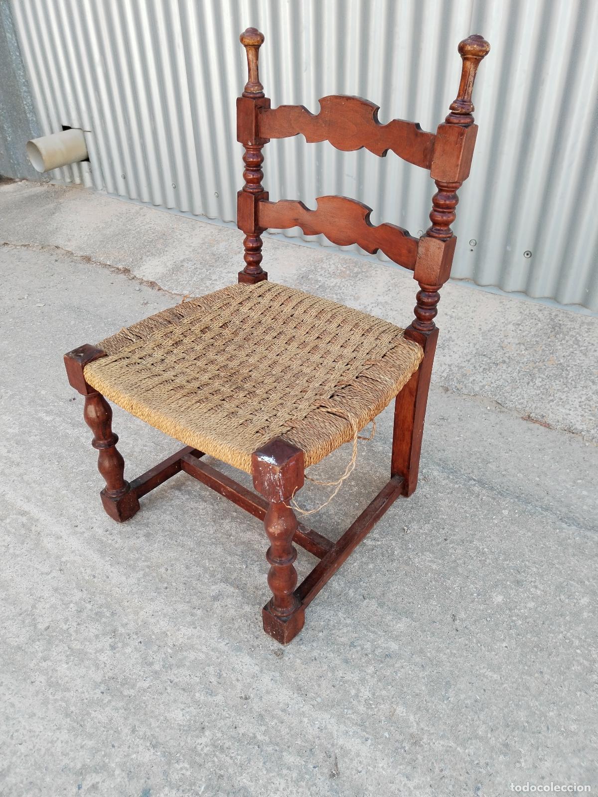 Antig&uuml;edades: antigua silla de enea - Foto 4